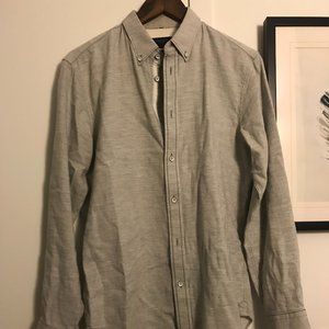 Rag and Bone Tomlin 2 Slim Fit Button Down Shirt  (LIGHT GRAY, Small)